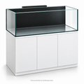 Original illustrative render of Innovative Marine NUVO EXT 100; LAD aquarium lid sold separately.