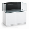 Original illustrative render of Innovative Marine NUVO EXT 75; LAD aquarium lid sold separately.