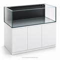 Original illustrative render of Innovative Marine NUVO INT 150 Lagoon; LAD aquarium lid sold separately.