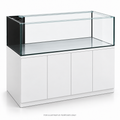 Original illustrative render of Innovative Marine NUVO INT 200 Peninsula; LAD aquarium lid sold separately.