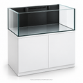 Original illustrative render of Innovative Marine NUVO INT 75; LAD aquarium lid sold separately.