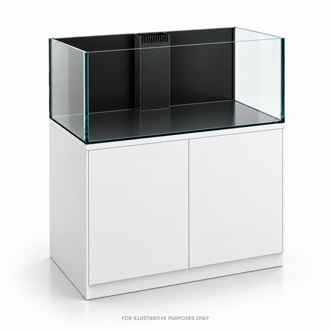 Original illustrative render of Maxspect Lagoon 90 (LS-090); LAD lid only, aquarium and cabinet not included