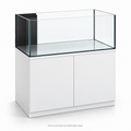 Original illustrative render of D-D Aqua-Pro Reef Peninsula 900 aquarium; LAD lid sold separately.