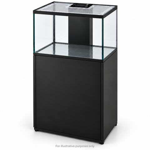 Red Sea REEF-FRAME 170 aquarium with a clear polycarbonate mesh lid