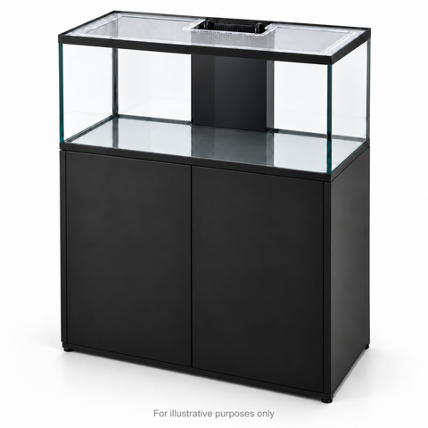 Red Sea REEF-FRAME 250 aquarium with a clear polycarbonate mesh lid